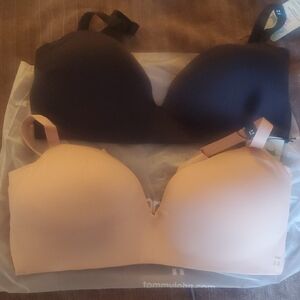 Tommy John Black and Nude Bras